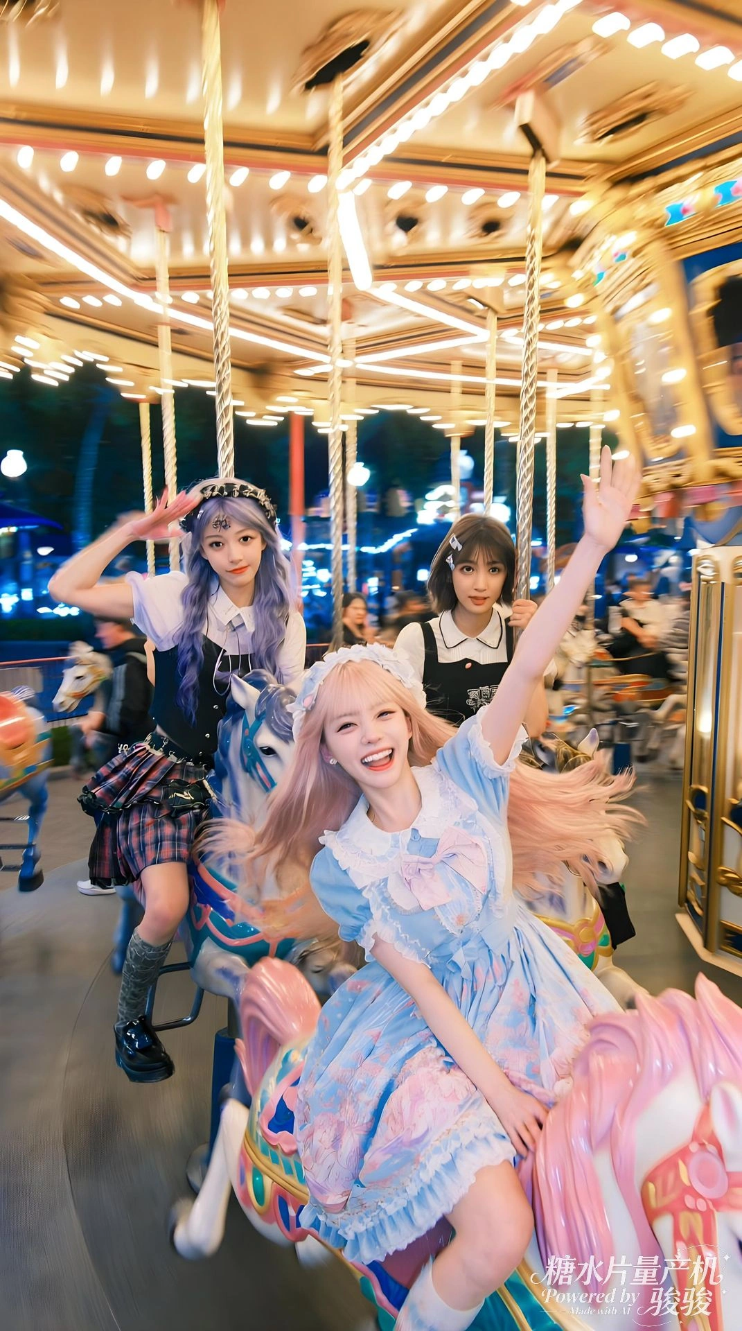 她凝视屏幕，数据如潮，目光在秩序中寻觅未被定义的瞬间