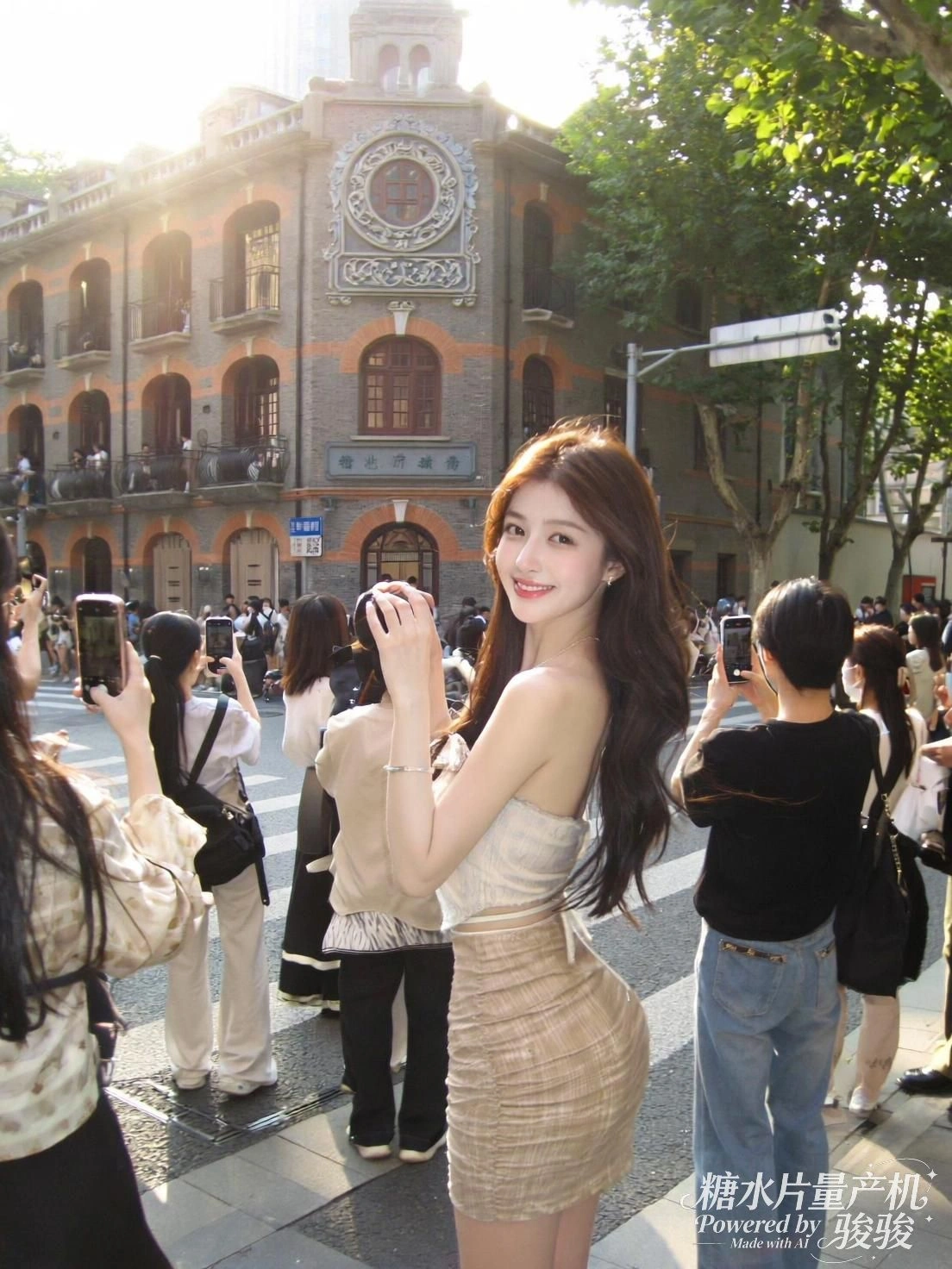 她们在茶山间煮水，雾漫山野，一壶清露映照天地