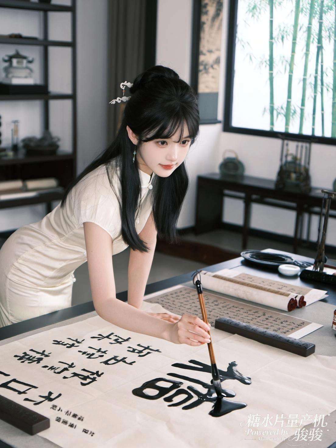 她手持电钻，花自机械中绽放，荒芜里生长出温柔