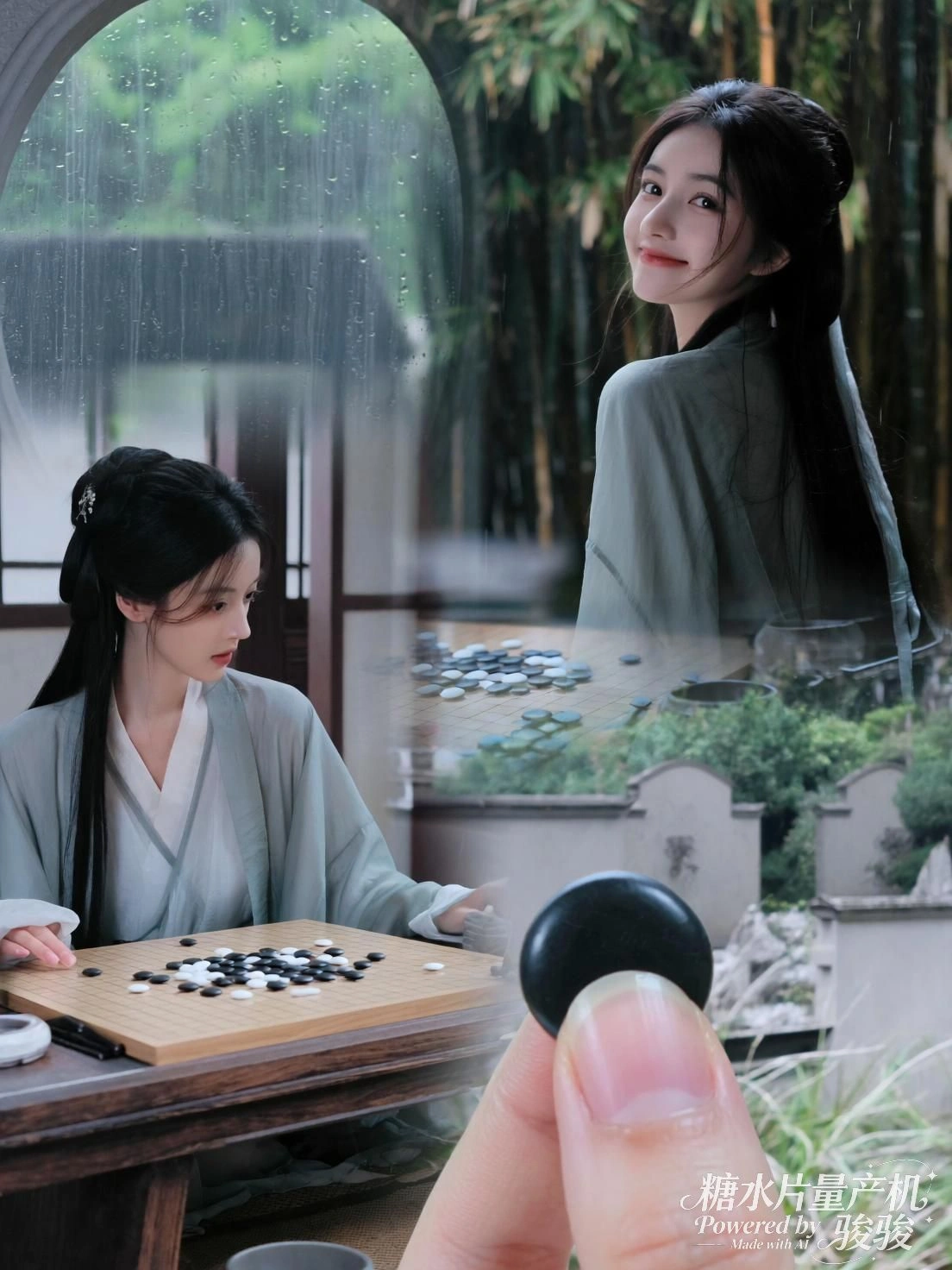 黑白之间，她们彼此凝视，如镜中倒影般陌生