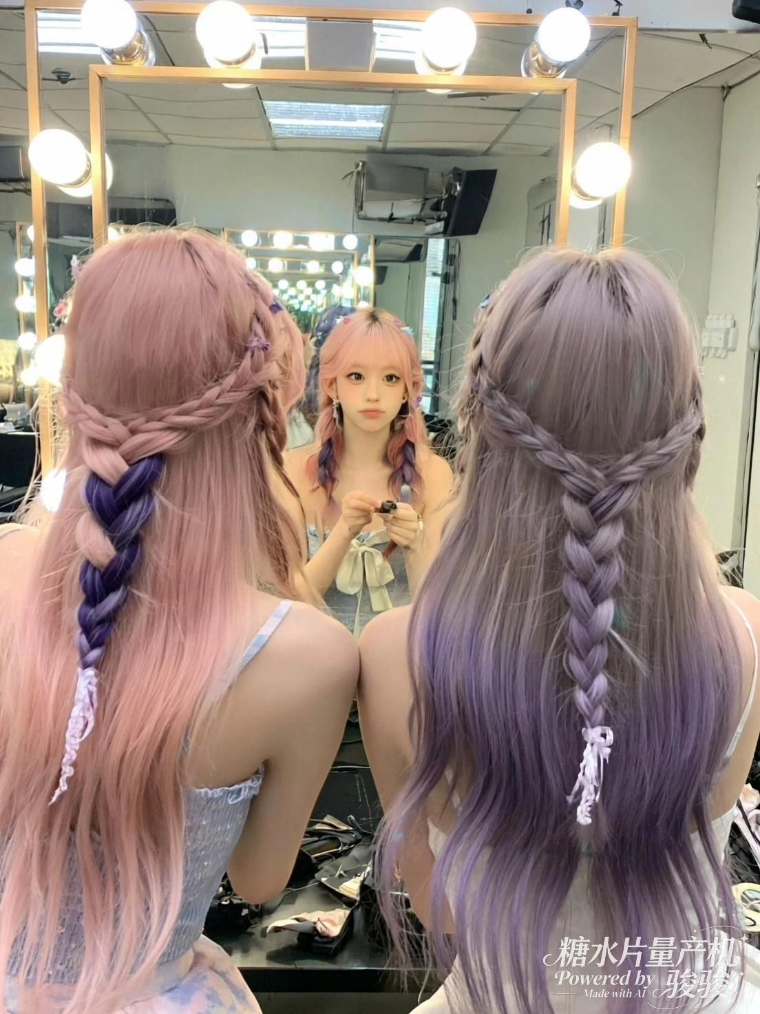 黑白之间，她们彼此凝视，如镜中倒影般陌生