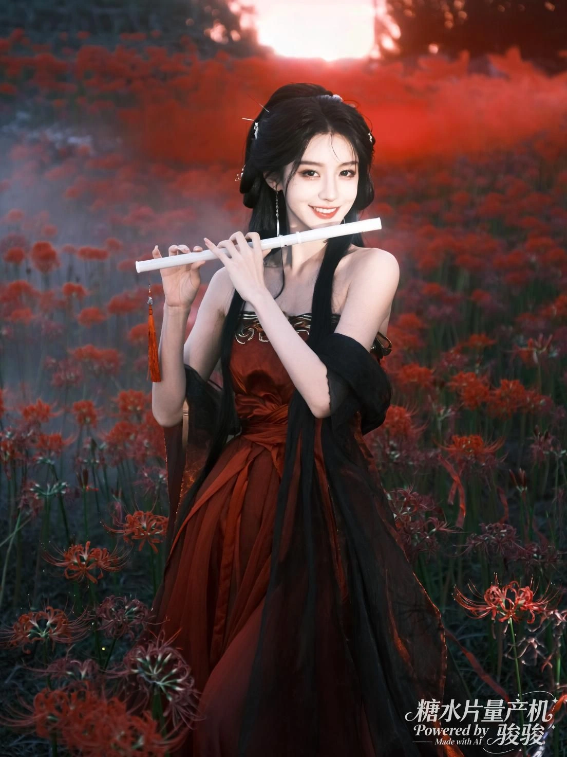 人与狗相拥，笑纹重叠，暖意从眼底漫出