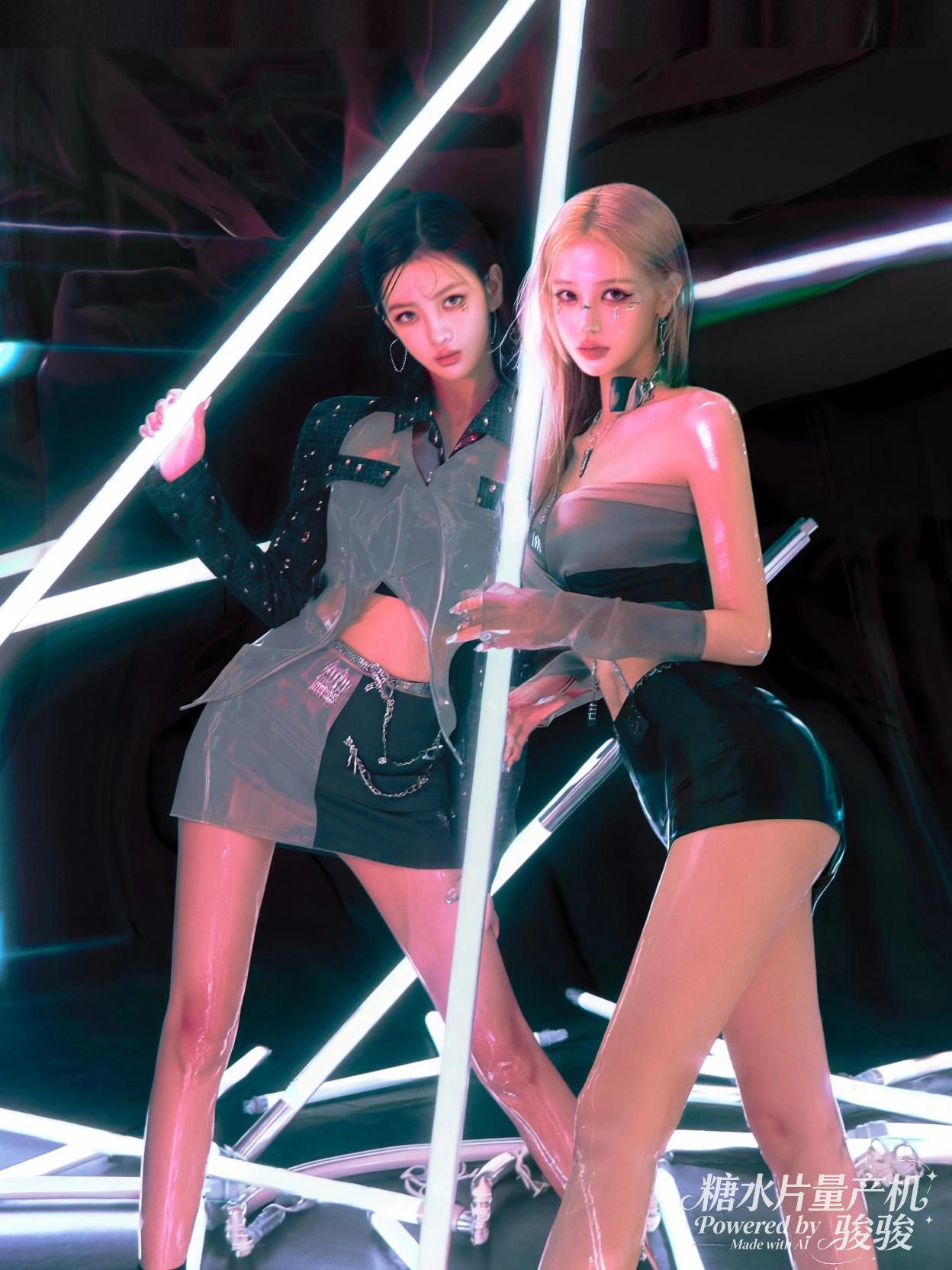 虎卧门前，她推门而入，秩序与野性在玻璃上对峙