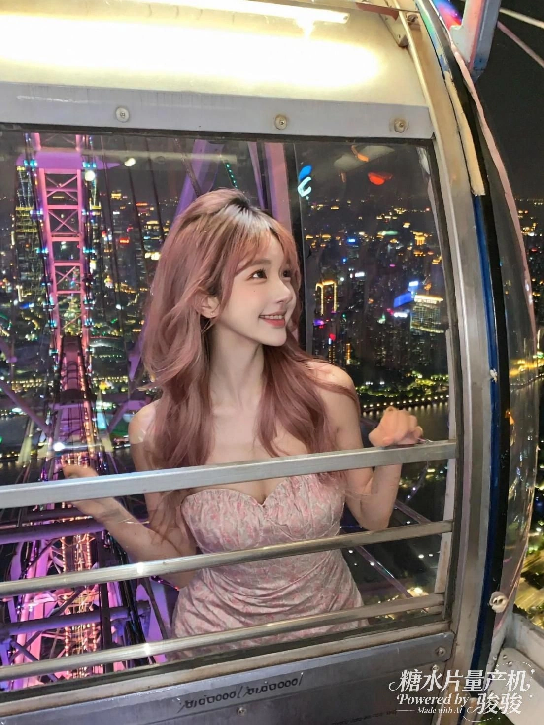 山雾漫过衣袖，她静立如画，天地间只余呼吸