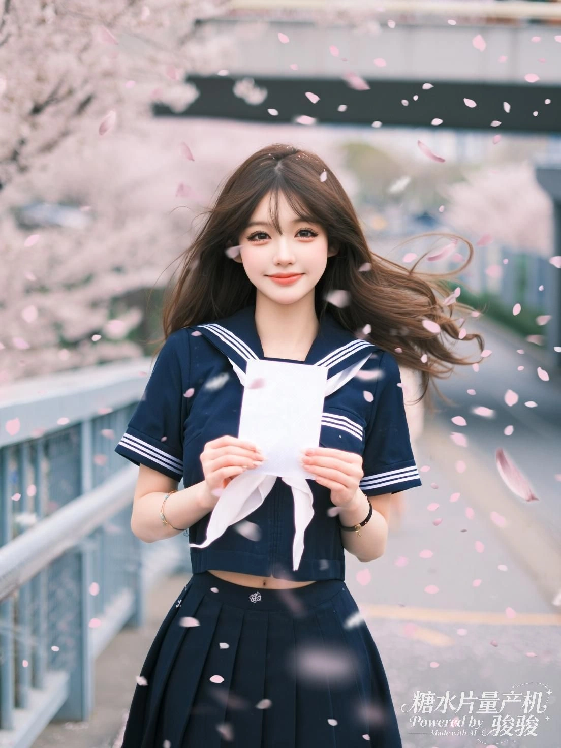 面具堆叠处，她目光如刃，穿行于喧嚣的寂静