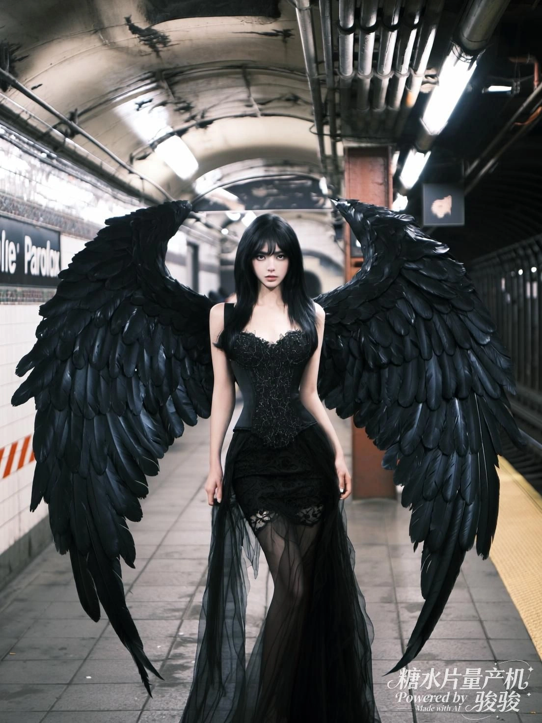 红伞遮住雨，却遮不住巷子尽头的孤影