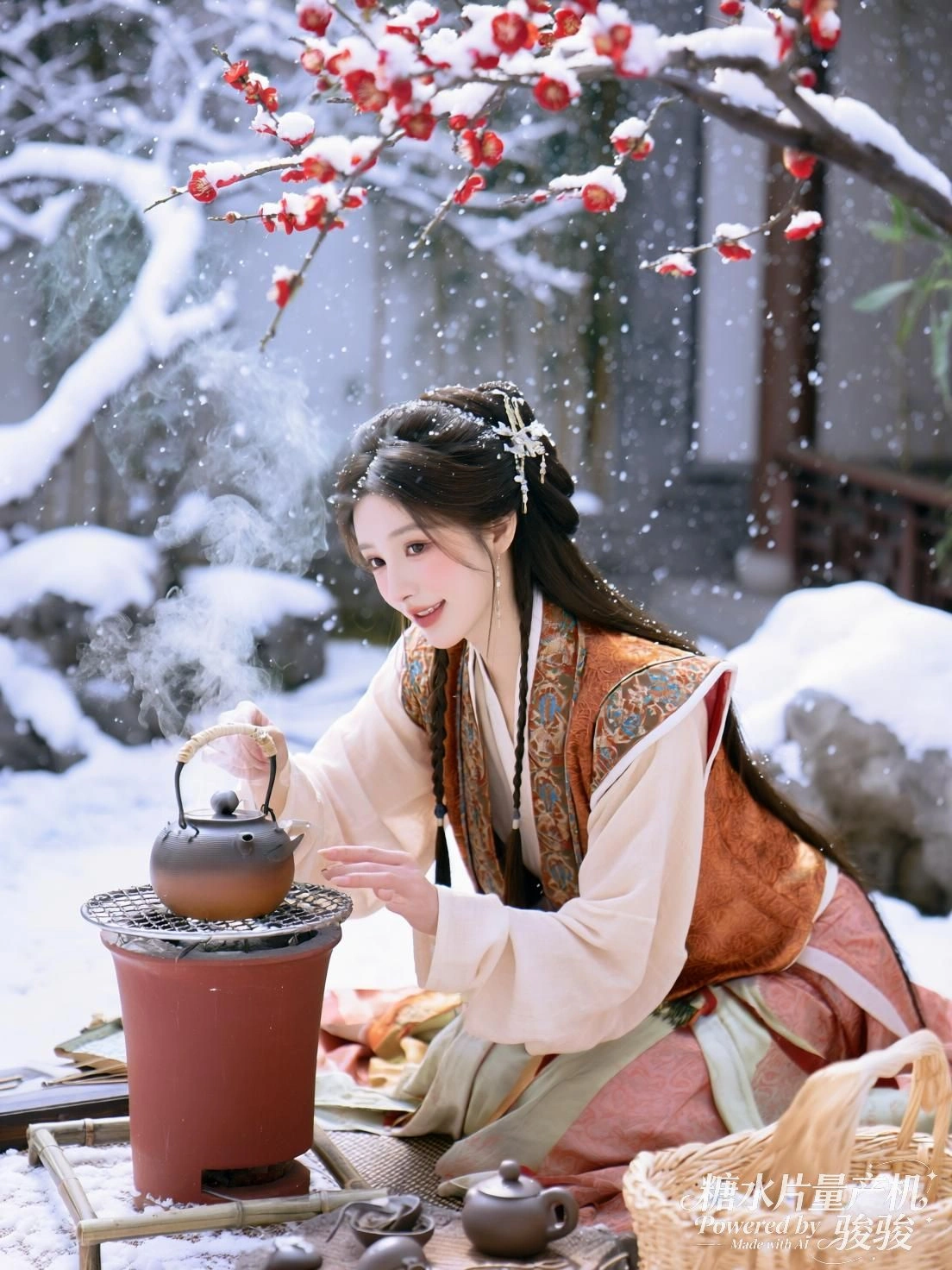 沙漠里，她与骆驼对望，风沙不语，心事却已飘远