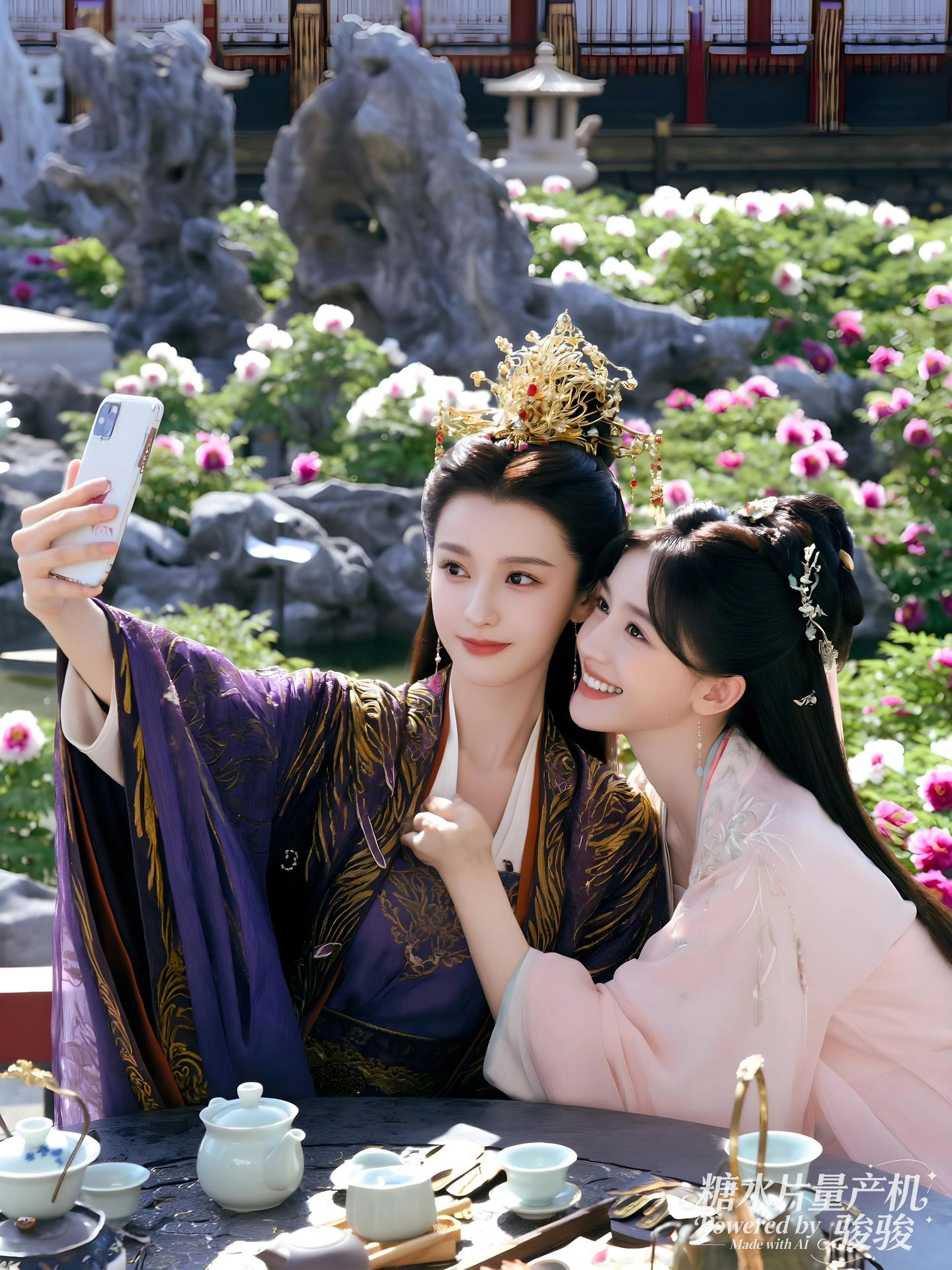 沙漠里，她与骆驼对望，风沙不语，心事却已飘远