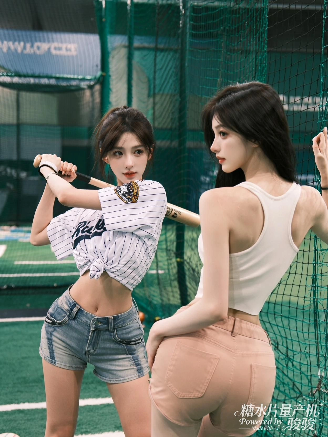 一棒挥出，静默的对峙在网中凝固