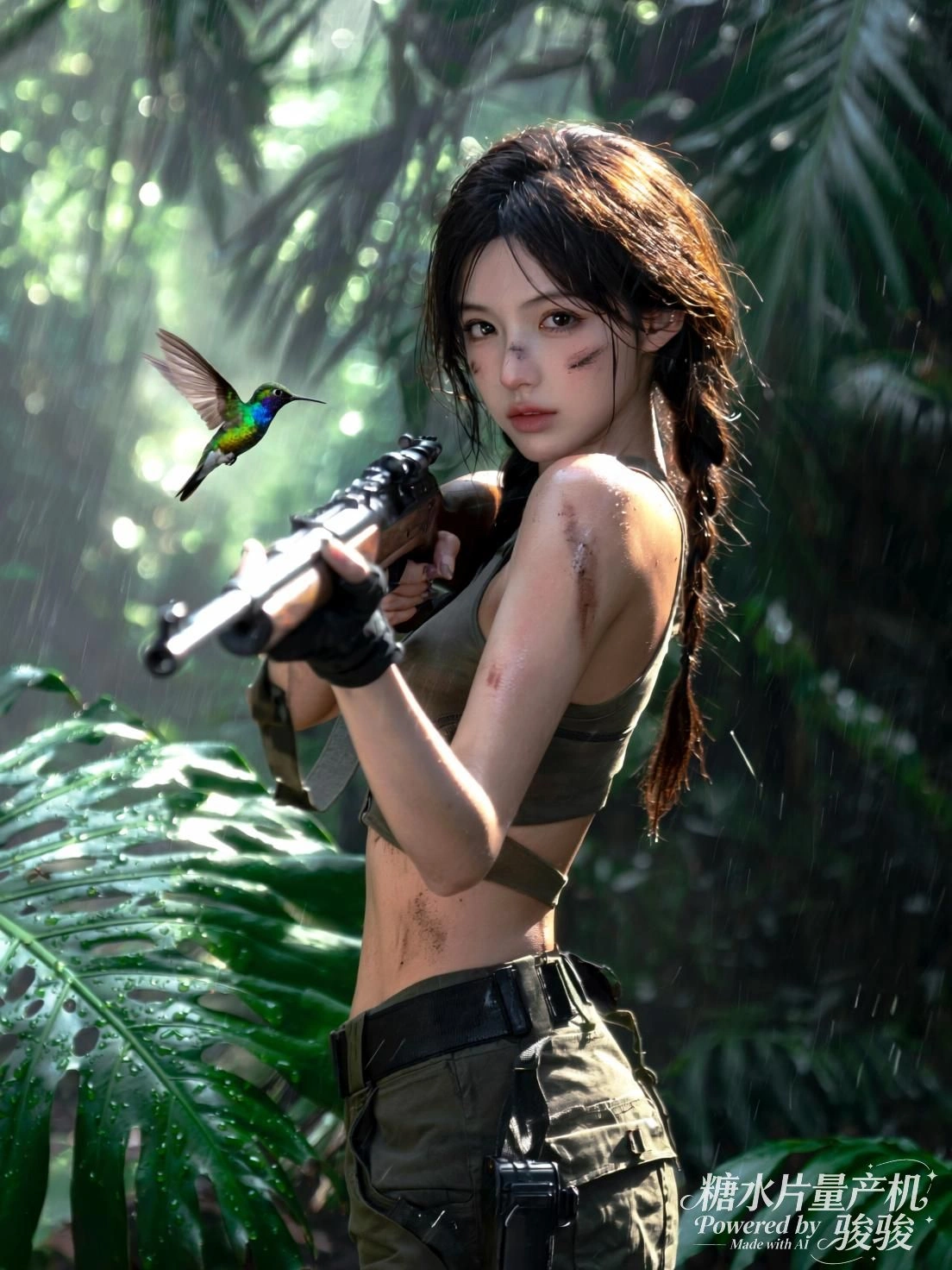 雨林深处，她与飞鸟共舞于枪口的静默