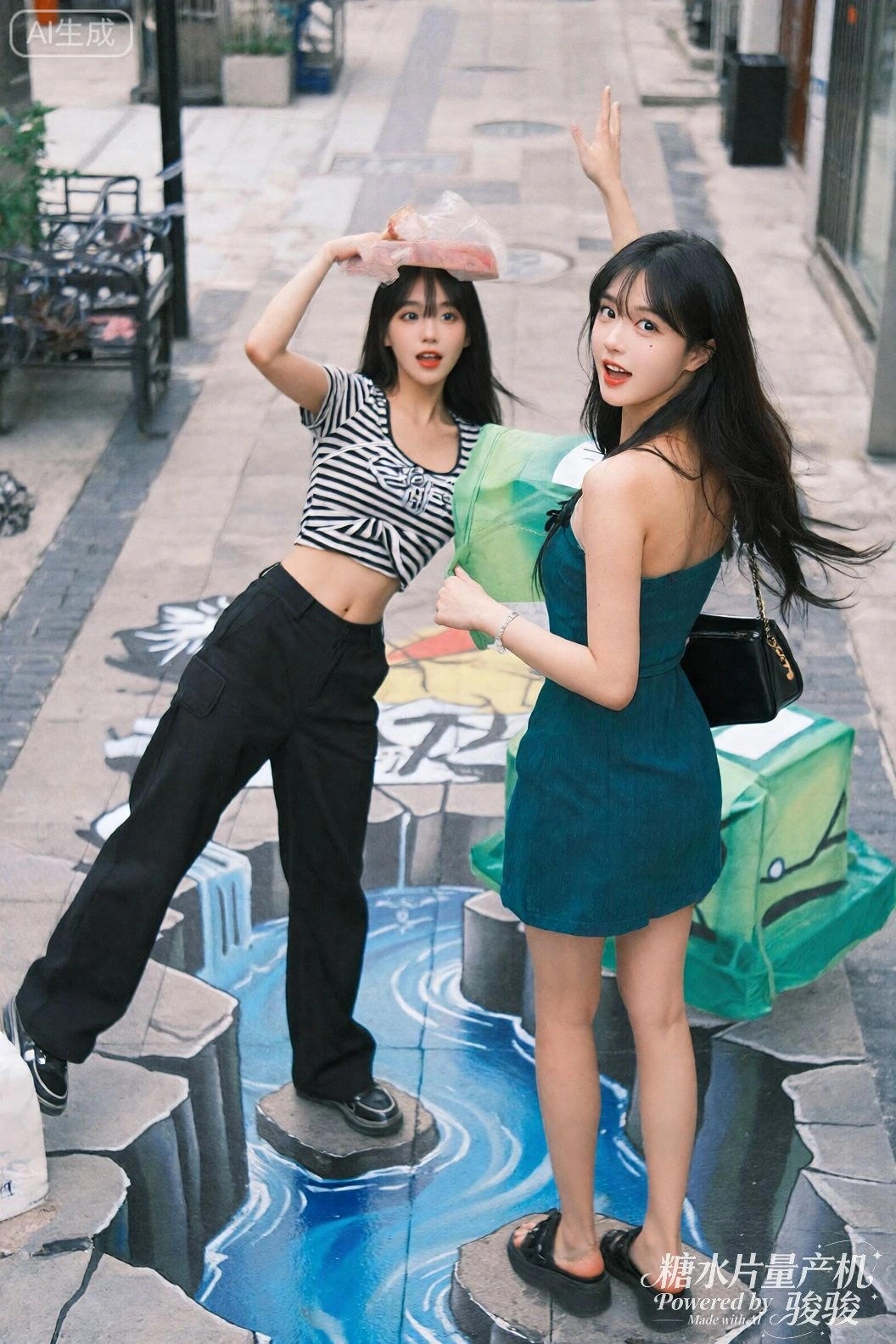 书页间飞出字蝶，她笑对知识的轻盈之舞