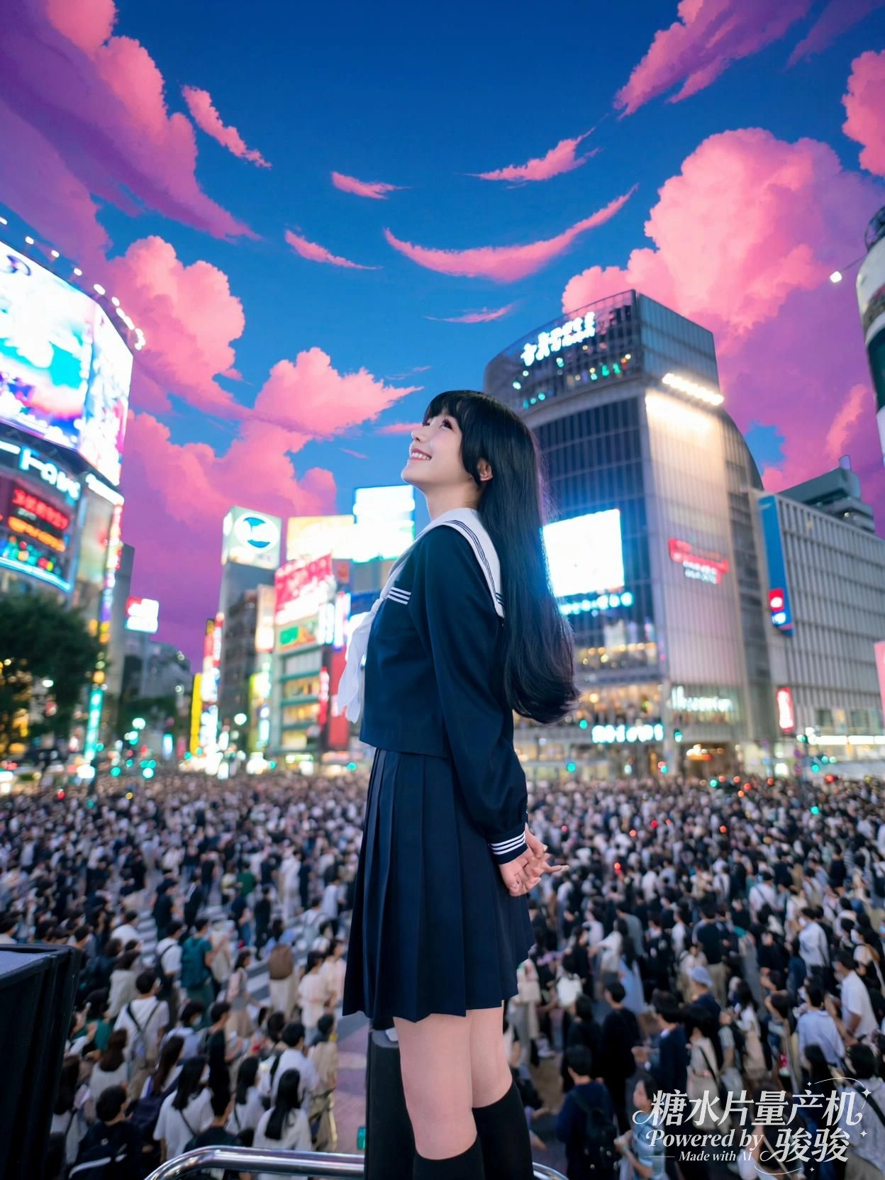 书页间飞出字蝶，她笑对知识的轻盈之舞