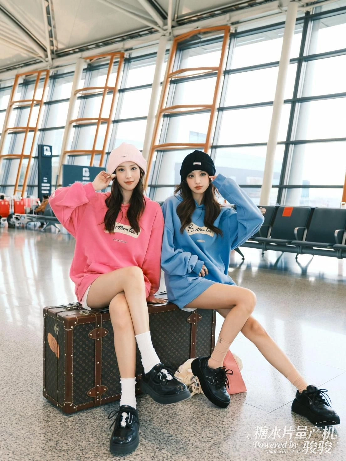 蓝发持机，她立于喧嚣与静默的缝隙