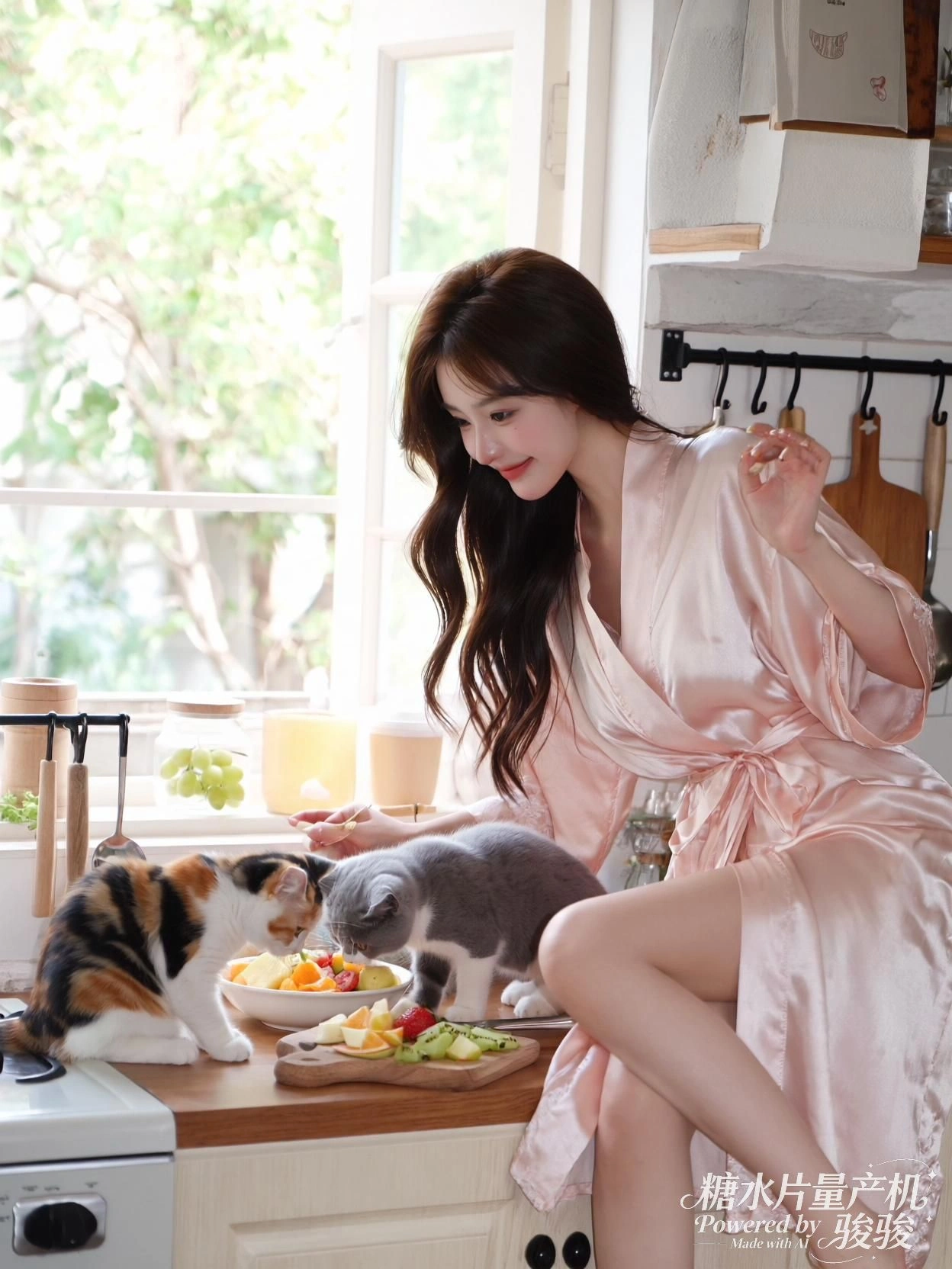 蓝发持机，她立于喧嚣与静默的缝隙