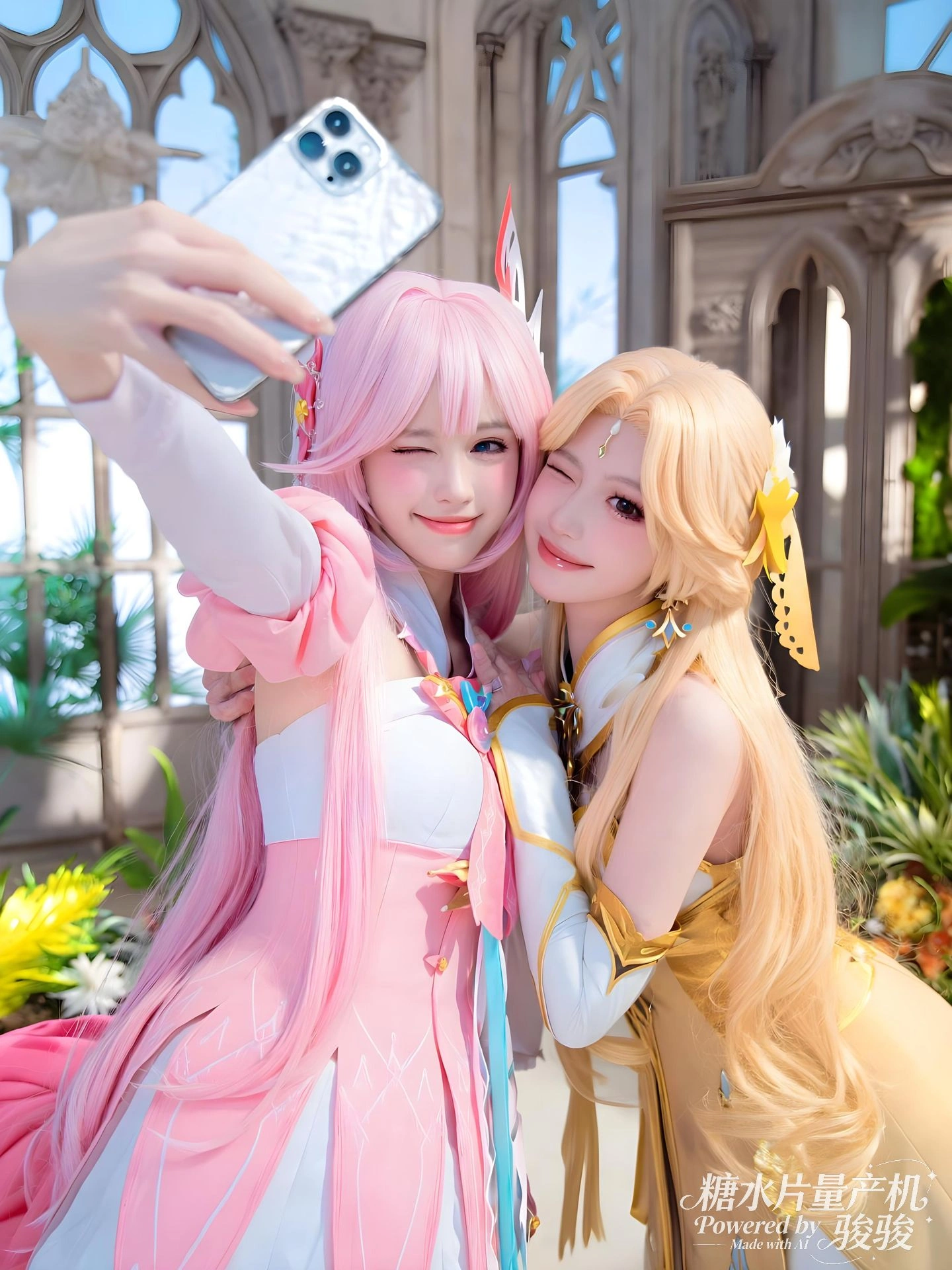 蓝发持机，她立于喧嚣与静默的缝隙