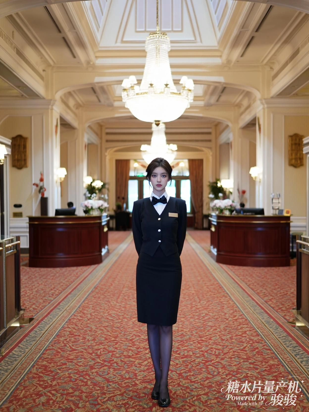 樱落池畔，她转身如风拂过春水