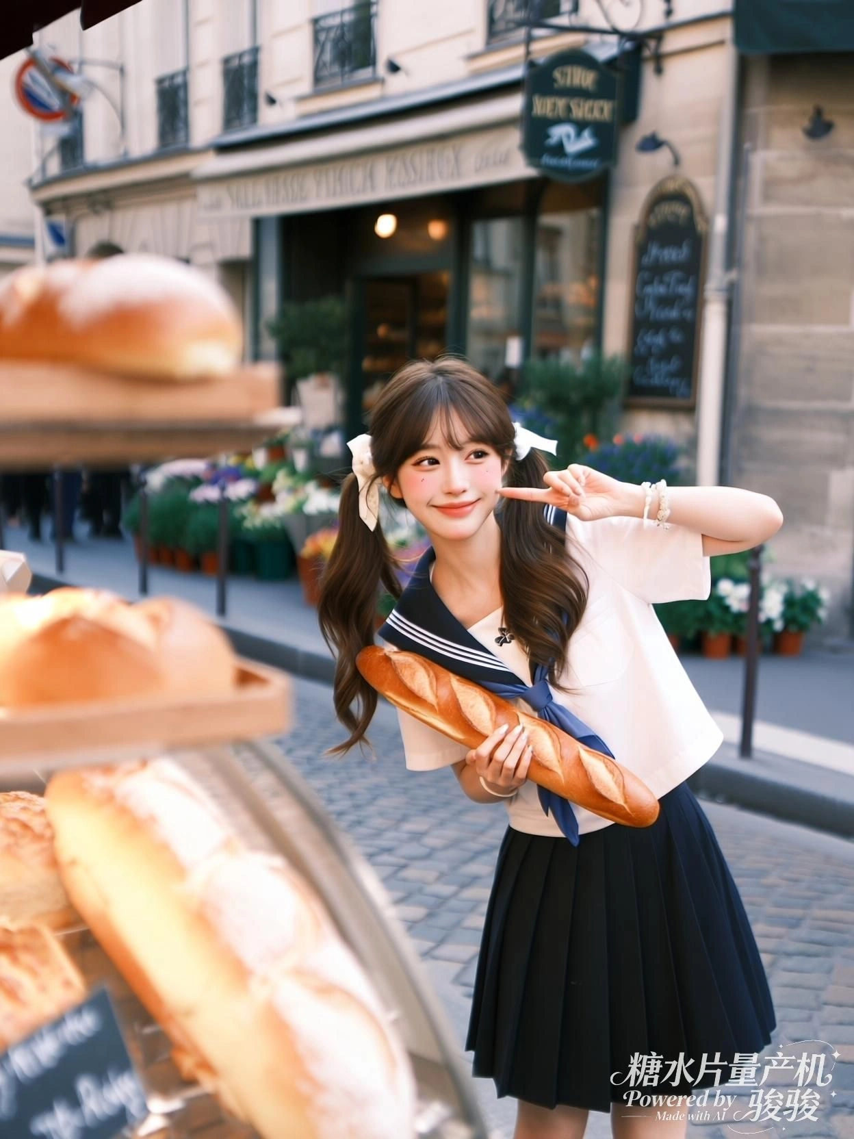 暖光氤氲，她凝视杯中升腾的片刻永恒