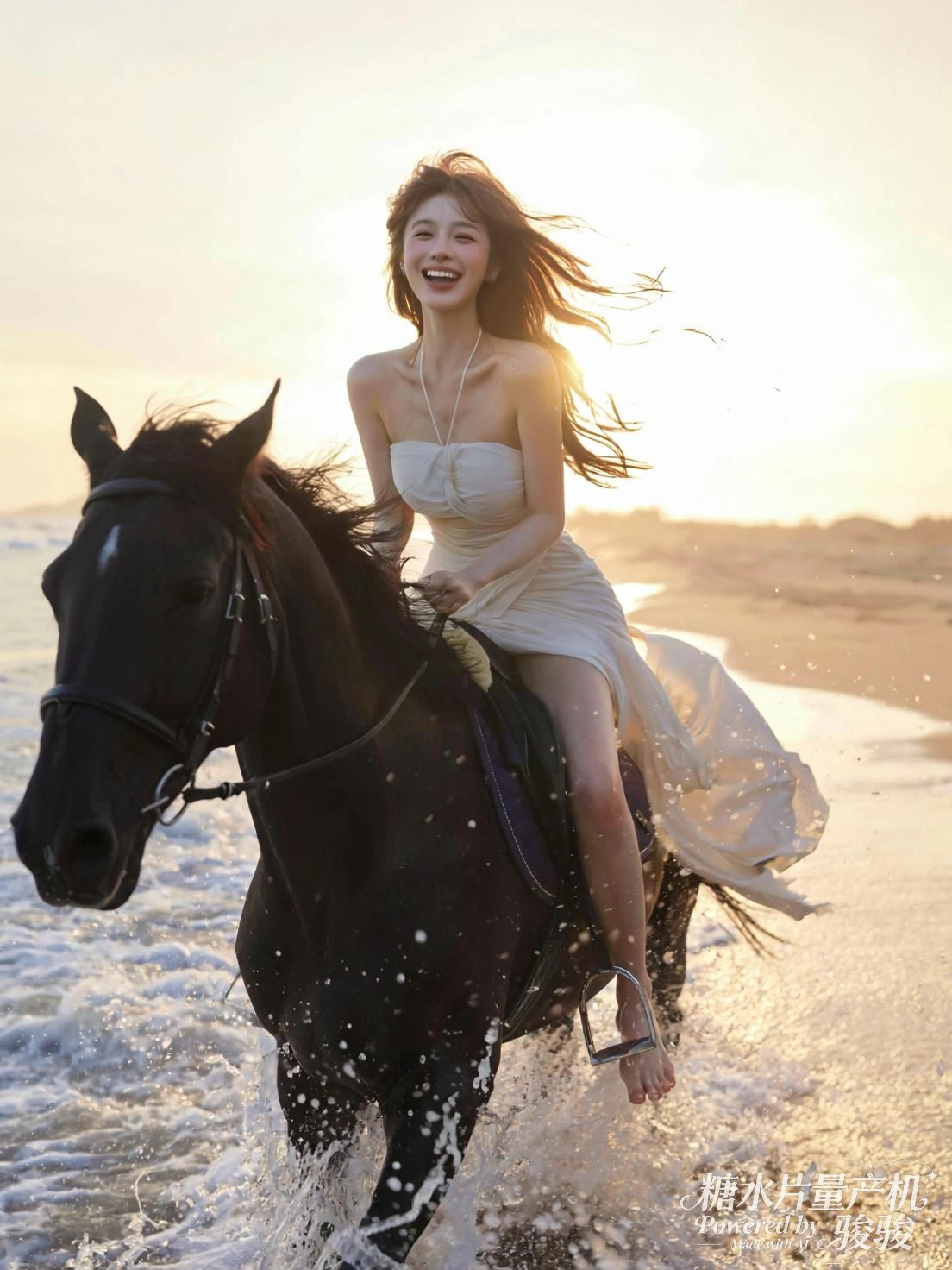 筹码堆叠，她持牌回眸，豹静卧于命运的赌局中央