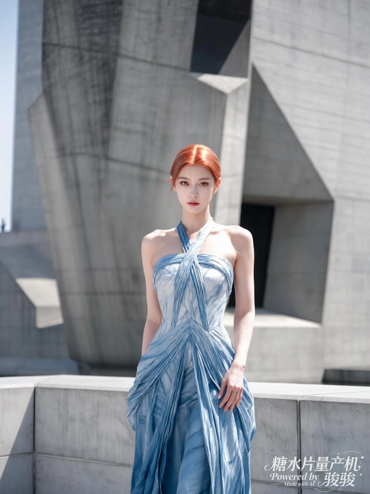 风穿过发梢，像在读一封未寄出的信