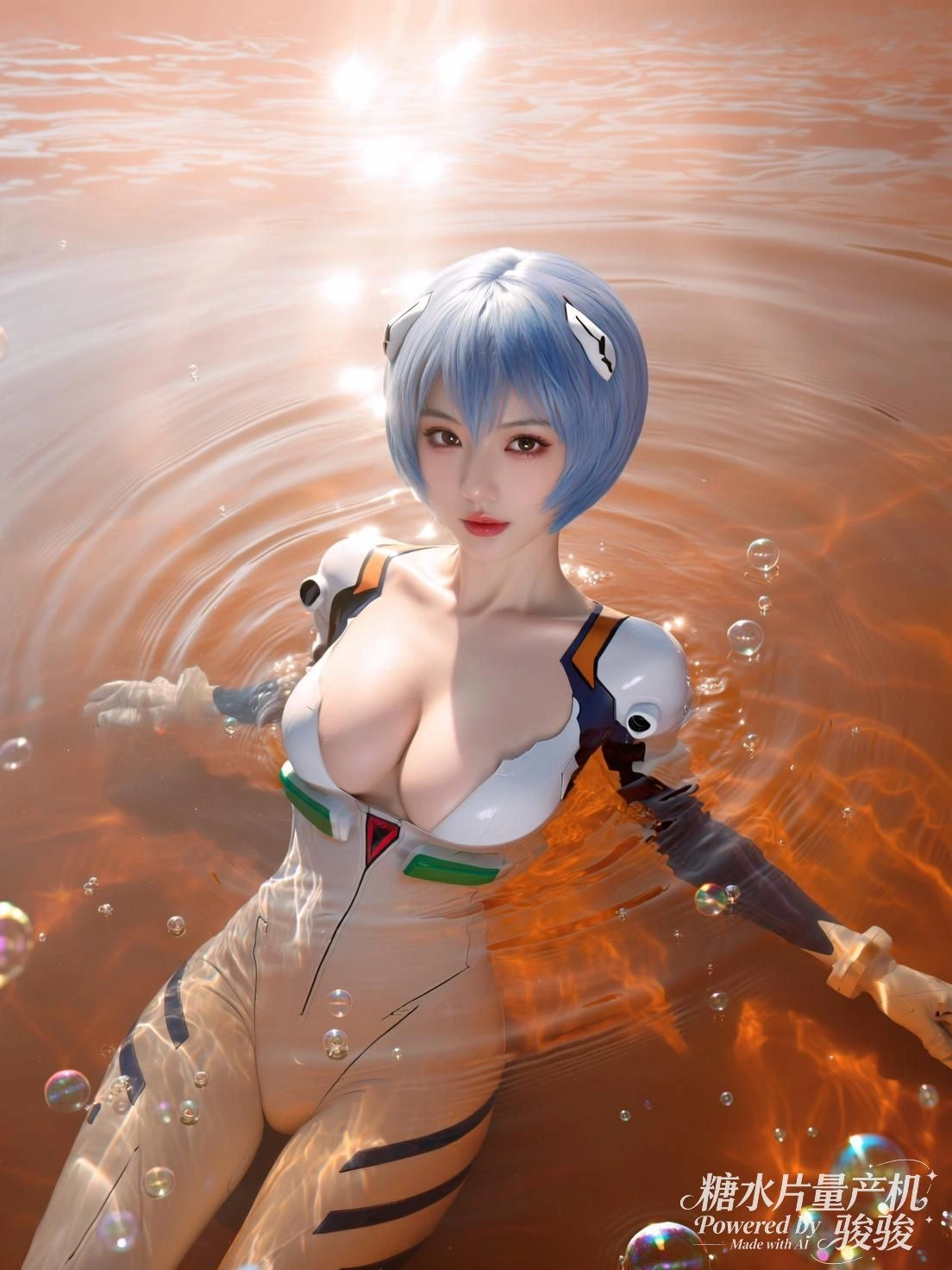 水波荡漾，像一场未完成的梦