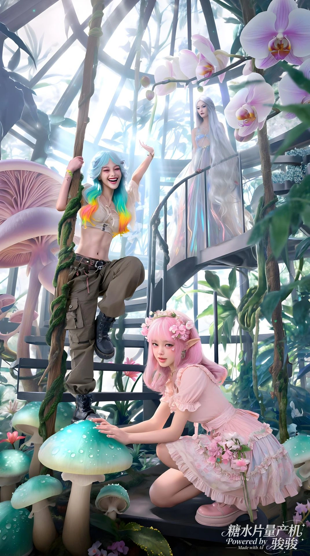 小鹿望着你，像在看另一个世界的自己