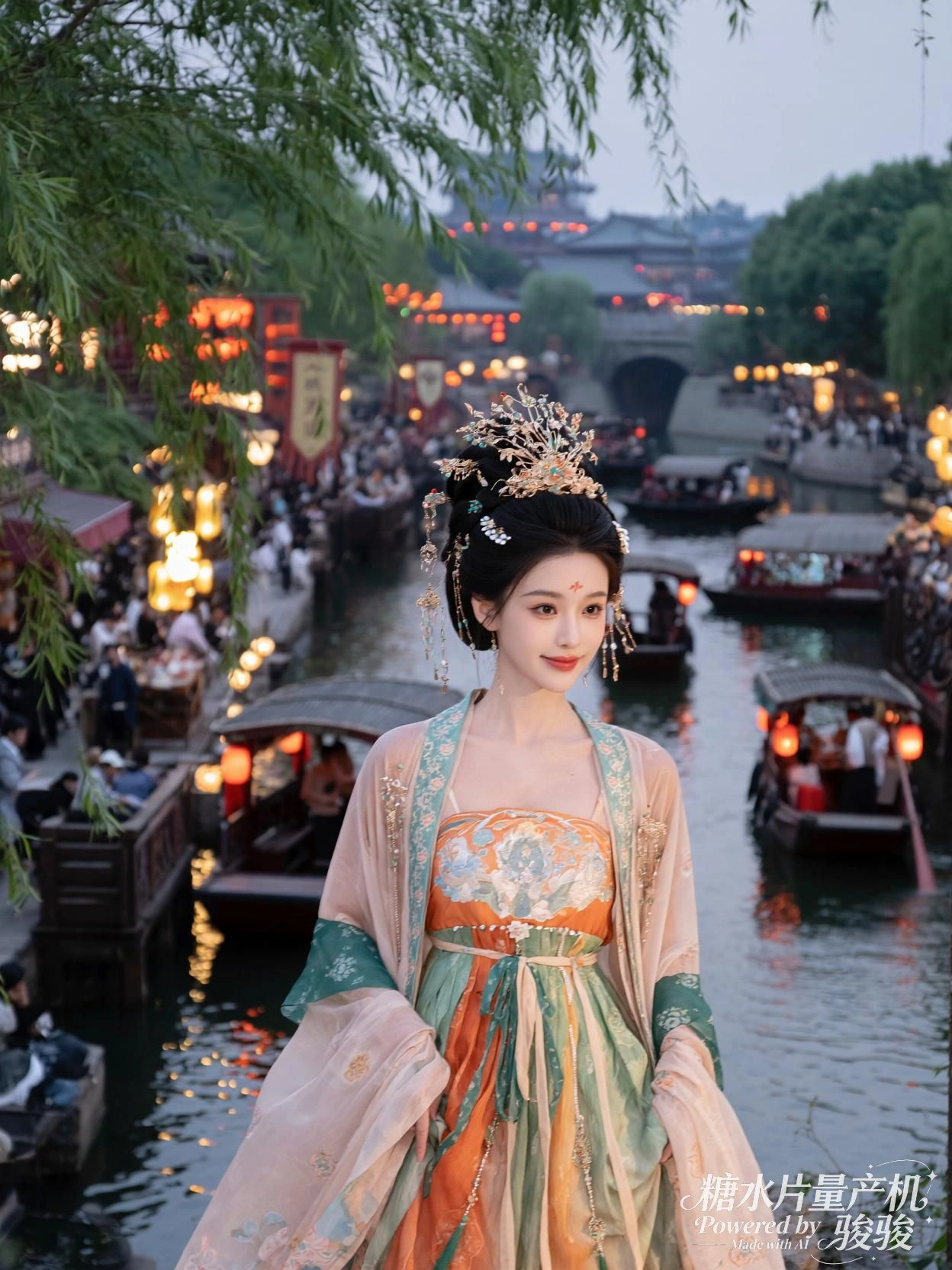 我看见你回眸的样子，像在等一场迟来的相遇