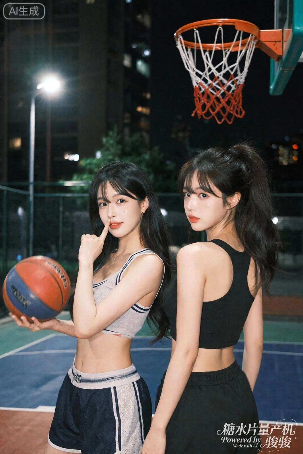 你眨眨眼，连灯光都变得梦幻