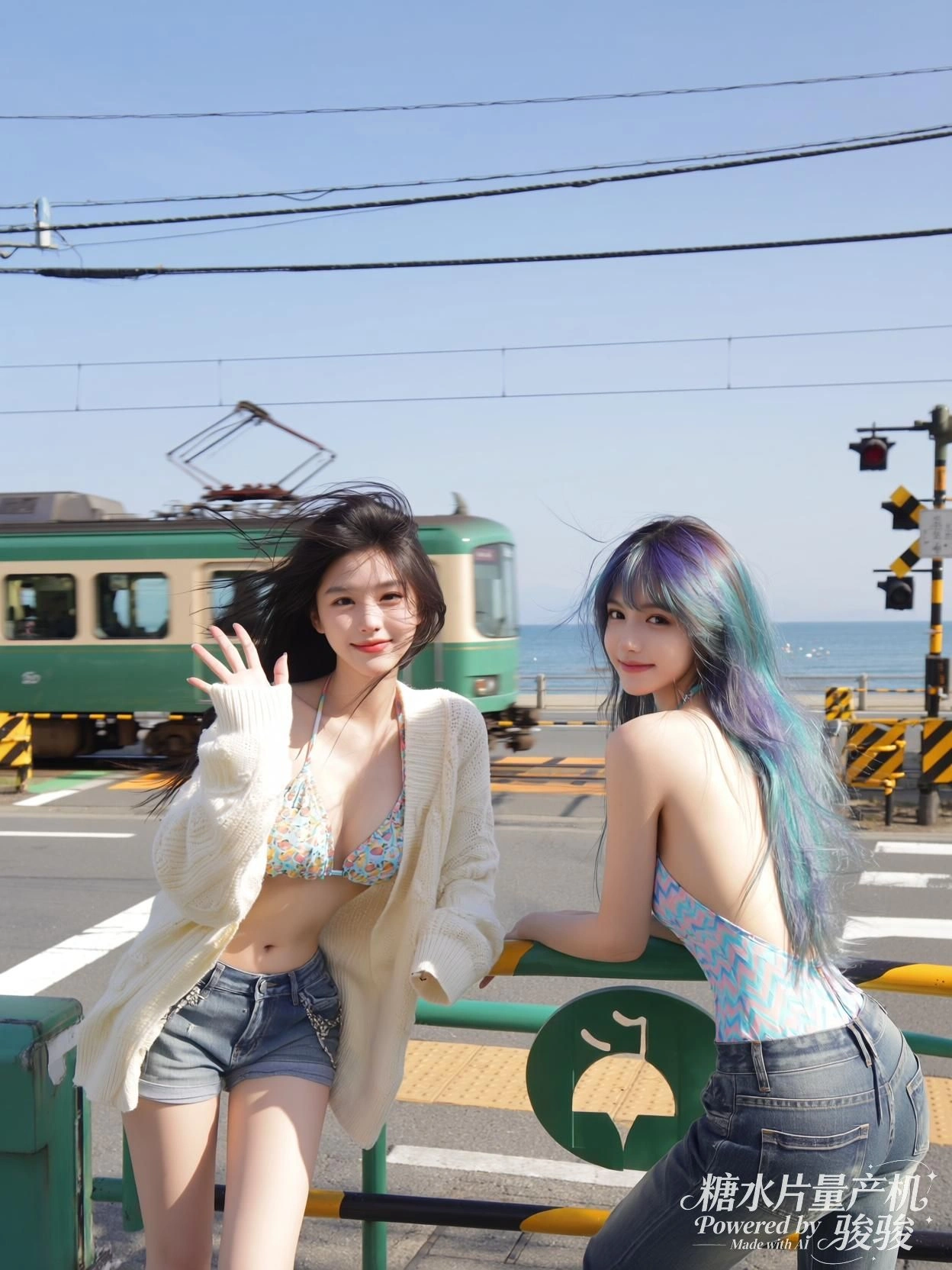 你眨眨眼，连灯光都变得梦幻