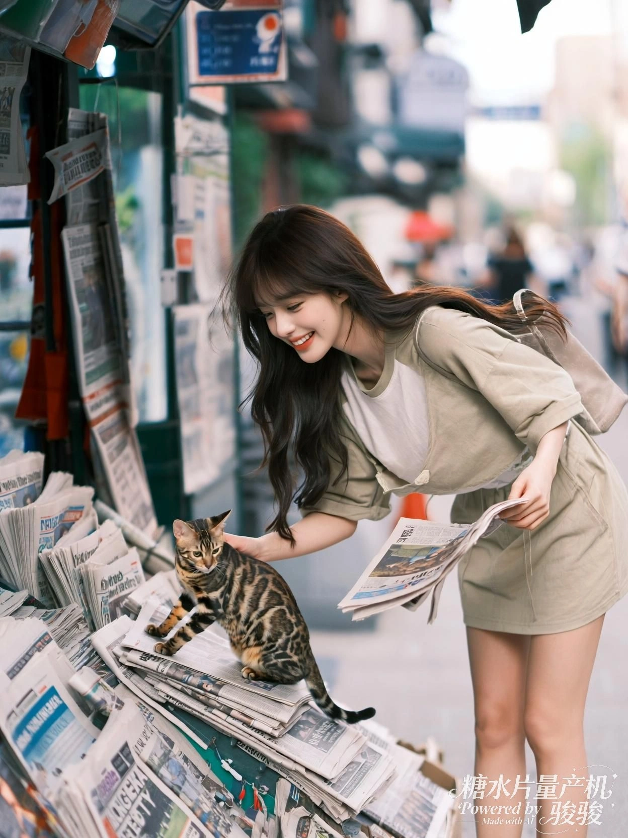 你眨眨眼，连灯光都变得梦幻