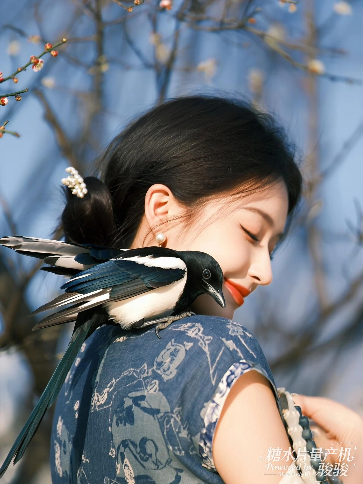 你闭眼的瞬间，连鸟鸣都变得温柔